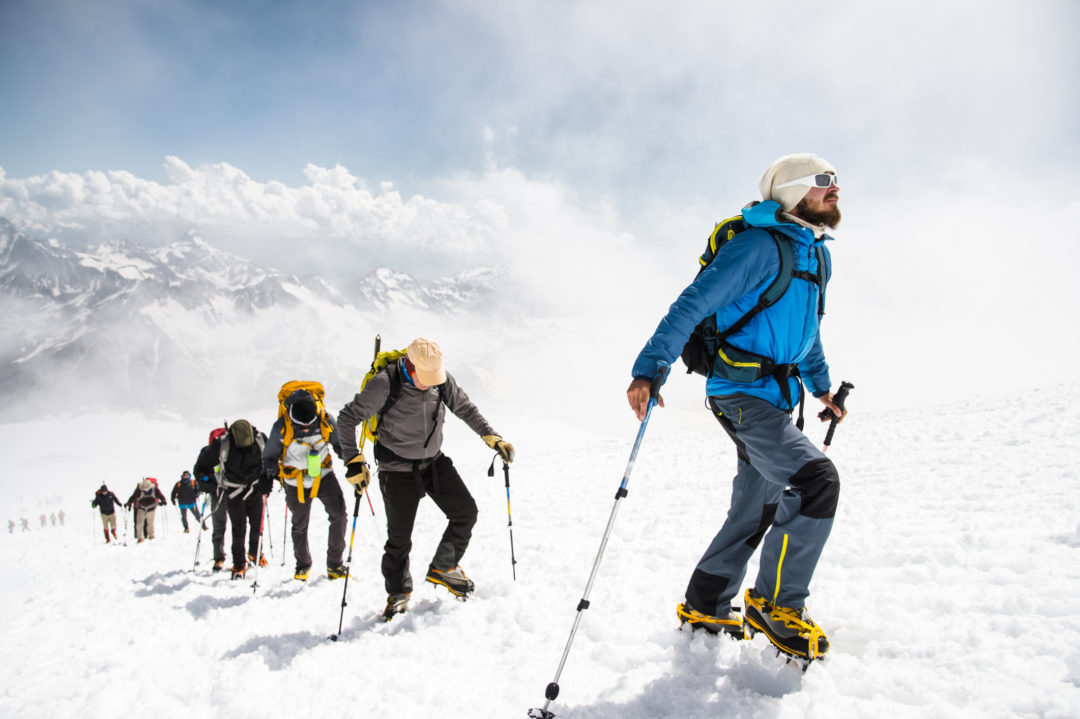 Group of hikers