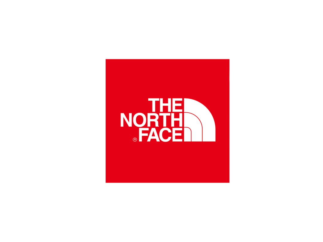 The North Face Logo in red